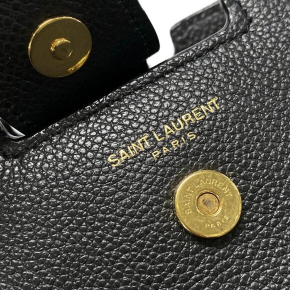 SAINT LAURENT PARIS Baby Tote Downtown Black Leather - Handbag 996-082225 - Picture 10 of 13